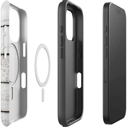 Weathered Wood iPhone 16 Pro Magsafe Impact Case